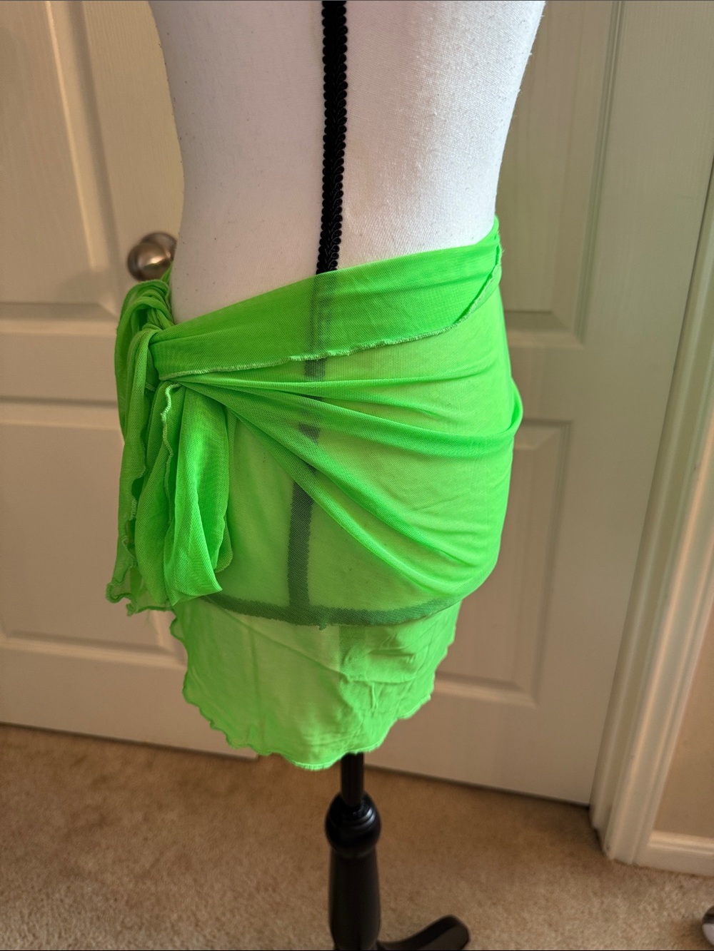 Catalina Neon Green Sheer Swim Cover-Up - Picture 2 of 7